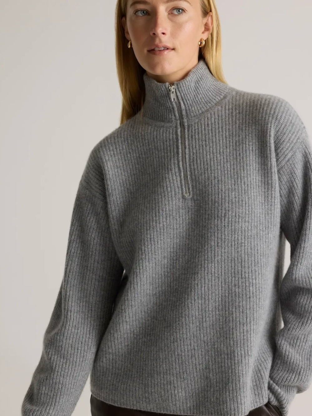 Mongolian Cashmere Fisherman Quarter